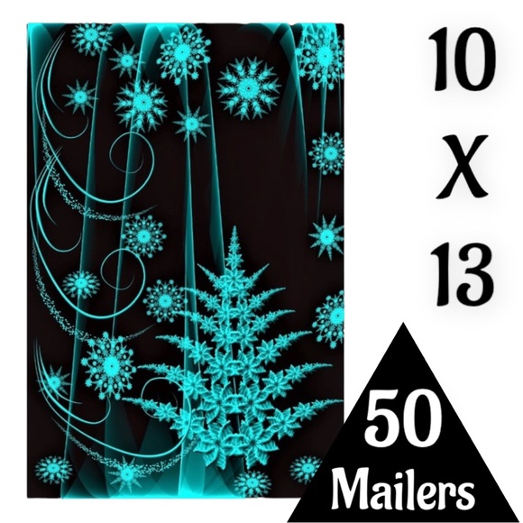 50 10X13 Poly Mailers Emerald Tree Shipping Envelopes PRICE IS FIRM - Picture 2 of 5